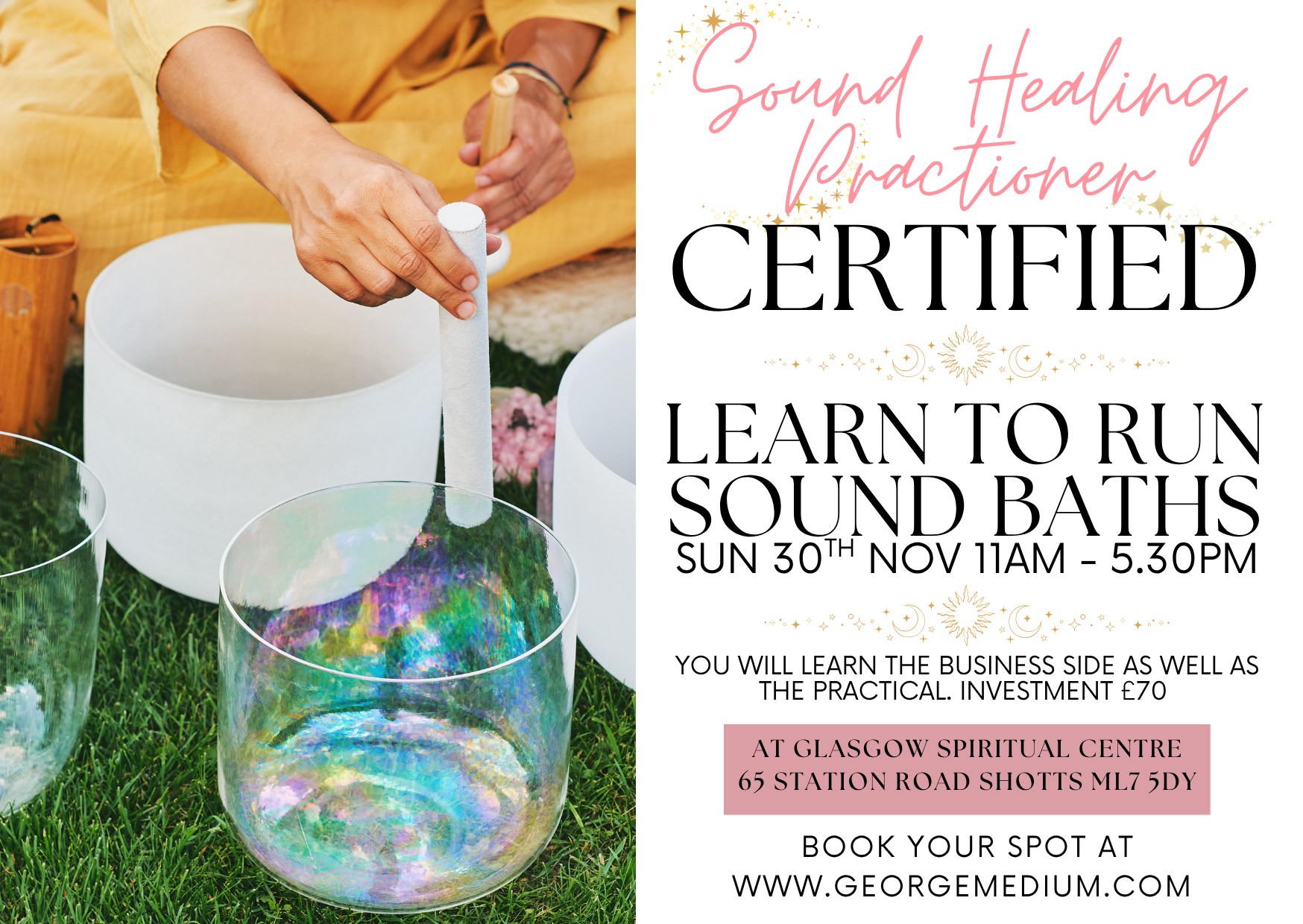 Certified Sound Healing PractitionerSOLD OUT