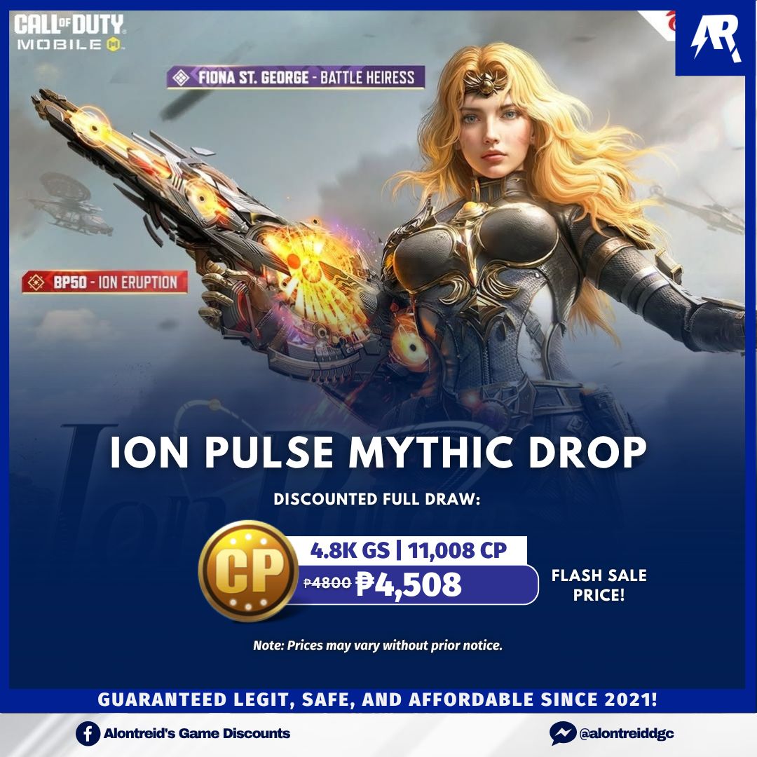 FLASH SALE ALERT!] 𝗖𝗢𝗗𝗠 | 𝗜𝗢𝗡 𝗣𝗨𝗟𝗦𝗘 𝗠𝗬𝗧𝗛𝗜𝗖