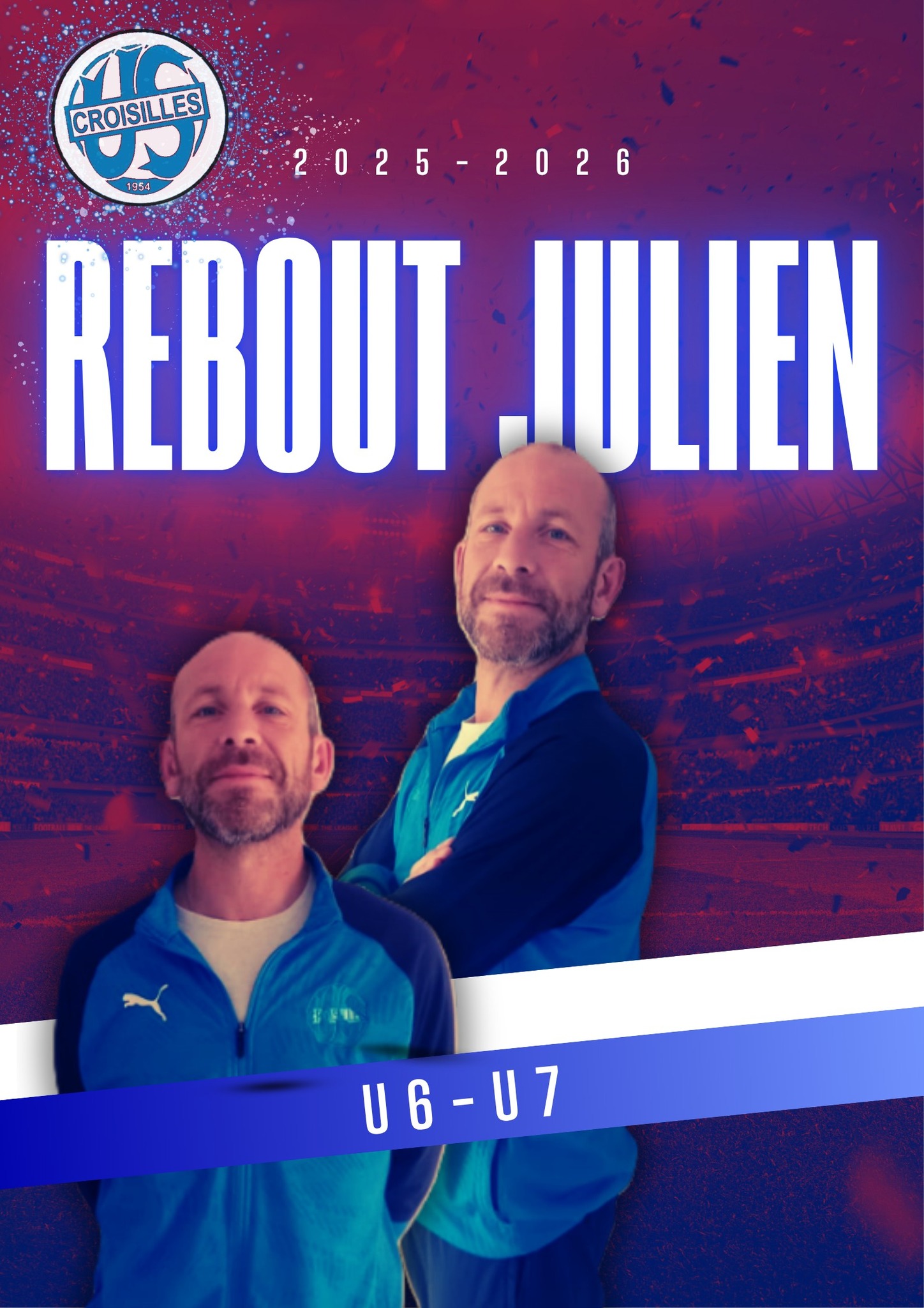 US - 🔵⚪ Julien Rebout continue l’aventure ! ⚪🔵 Enfant du club, Julien ...