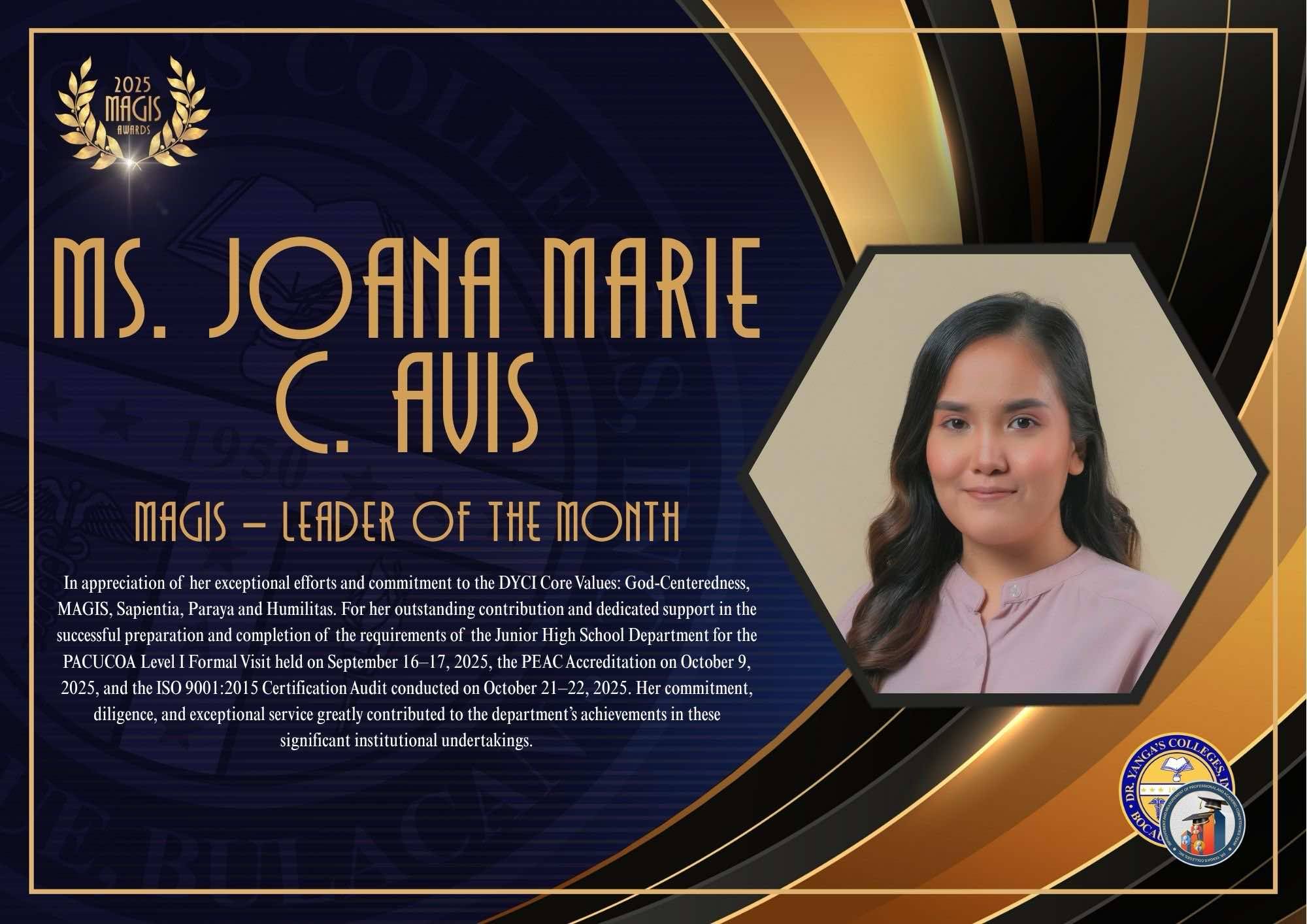 Congratulations to our Magis... - Dr. Yanga's Colleges, Inc. | Facebook