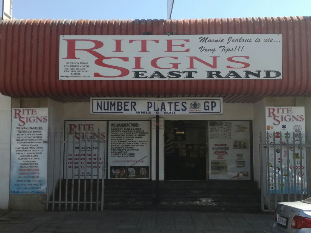 Rite Signs East Rand