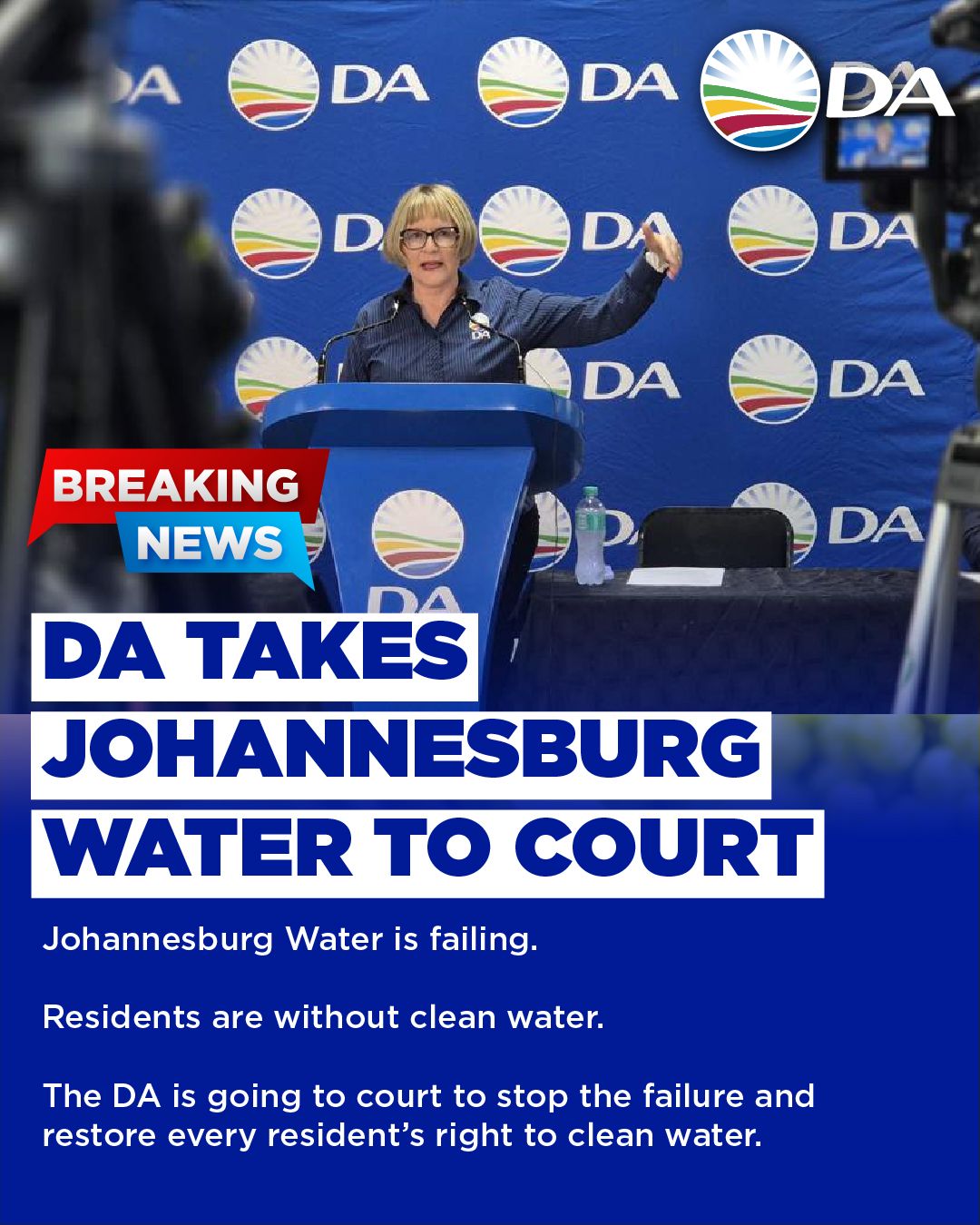 📌 Johannesburg residents cannot keep... - Democratic Alliance | Facebook