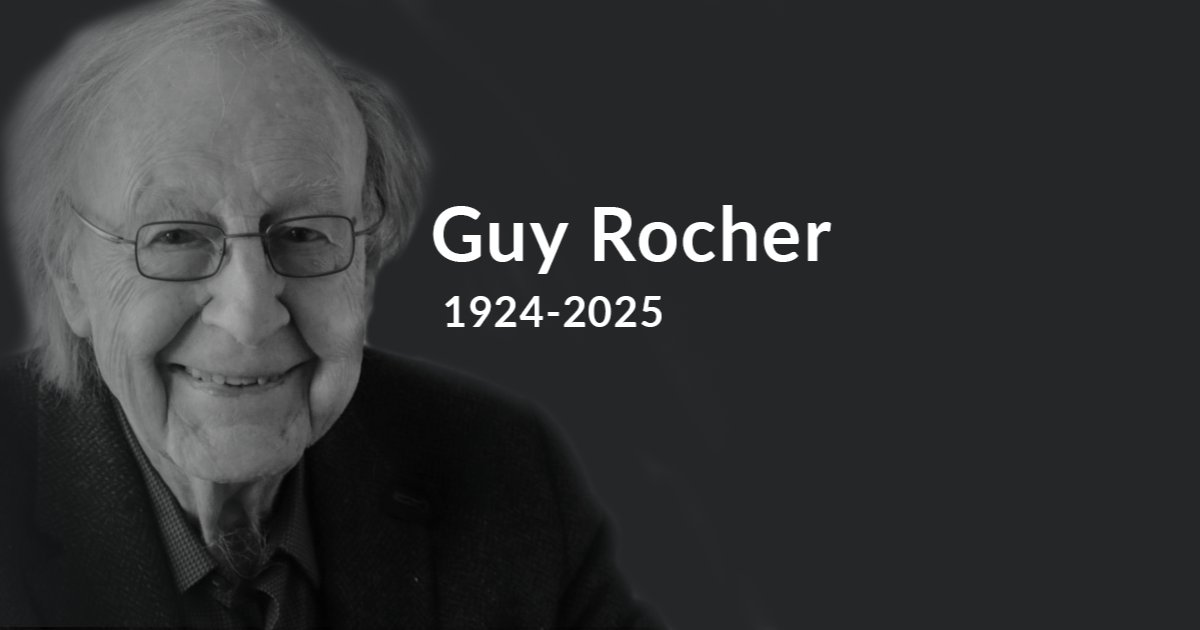 Cégep - [Hommage à Guy Rocher 🕊 1924-2025] Aujourd’hui, alors que se ...