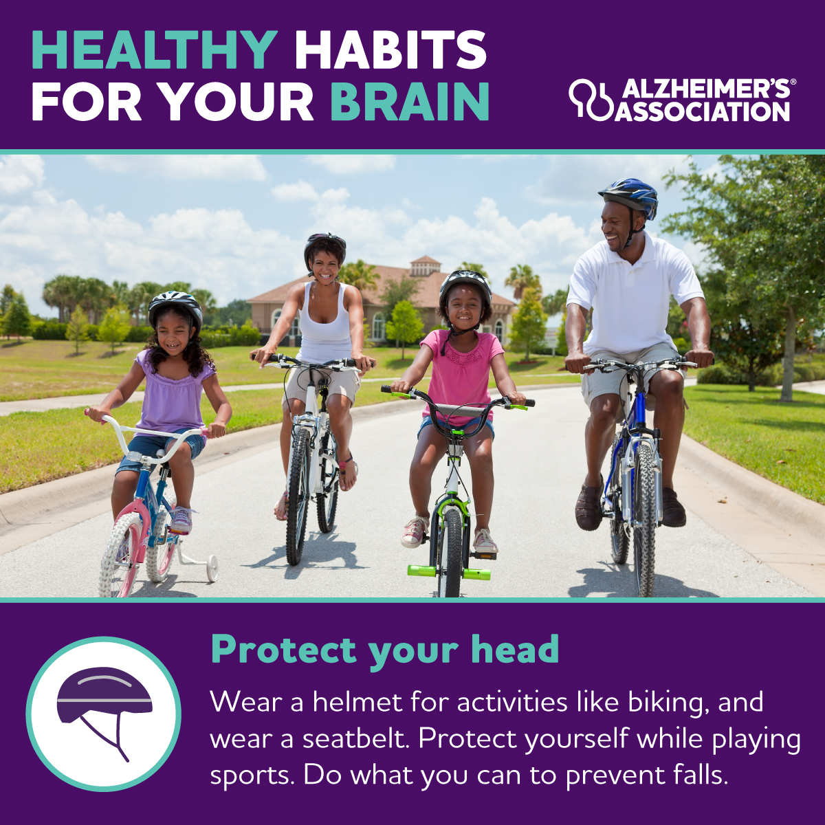 Alzheimer's - Your brain is priceless, so you need to protect it! Wear ...