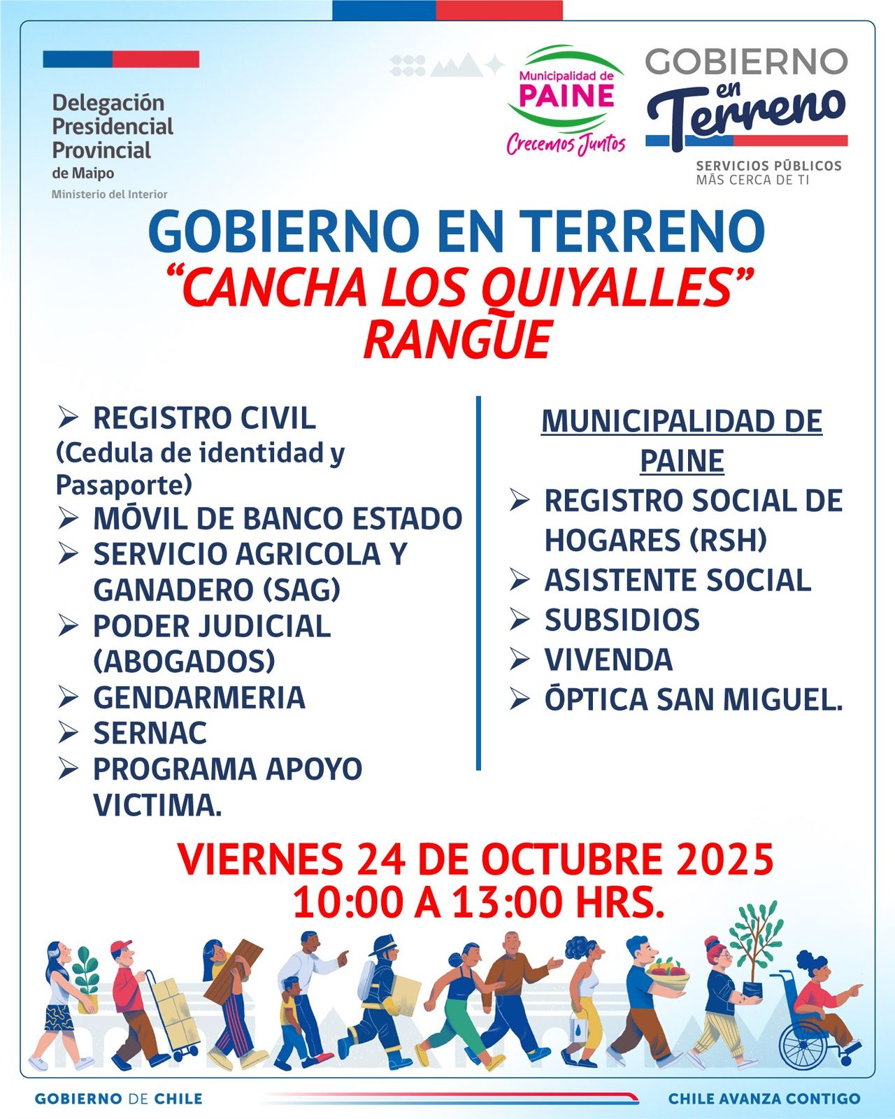 Ilustre - 📣 ¡ATENCIÓN RANGUE! 👏👏 👉 Gobierno en Terreno: una oportunidad ...