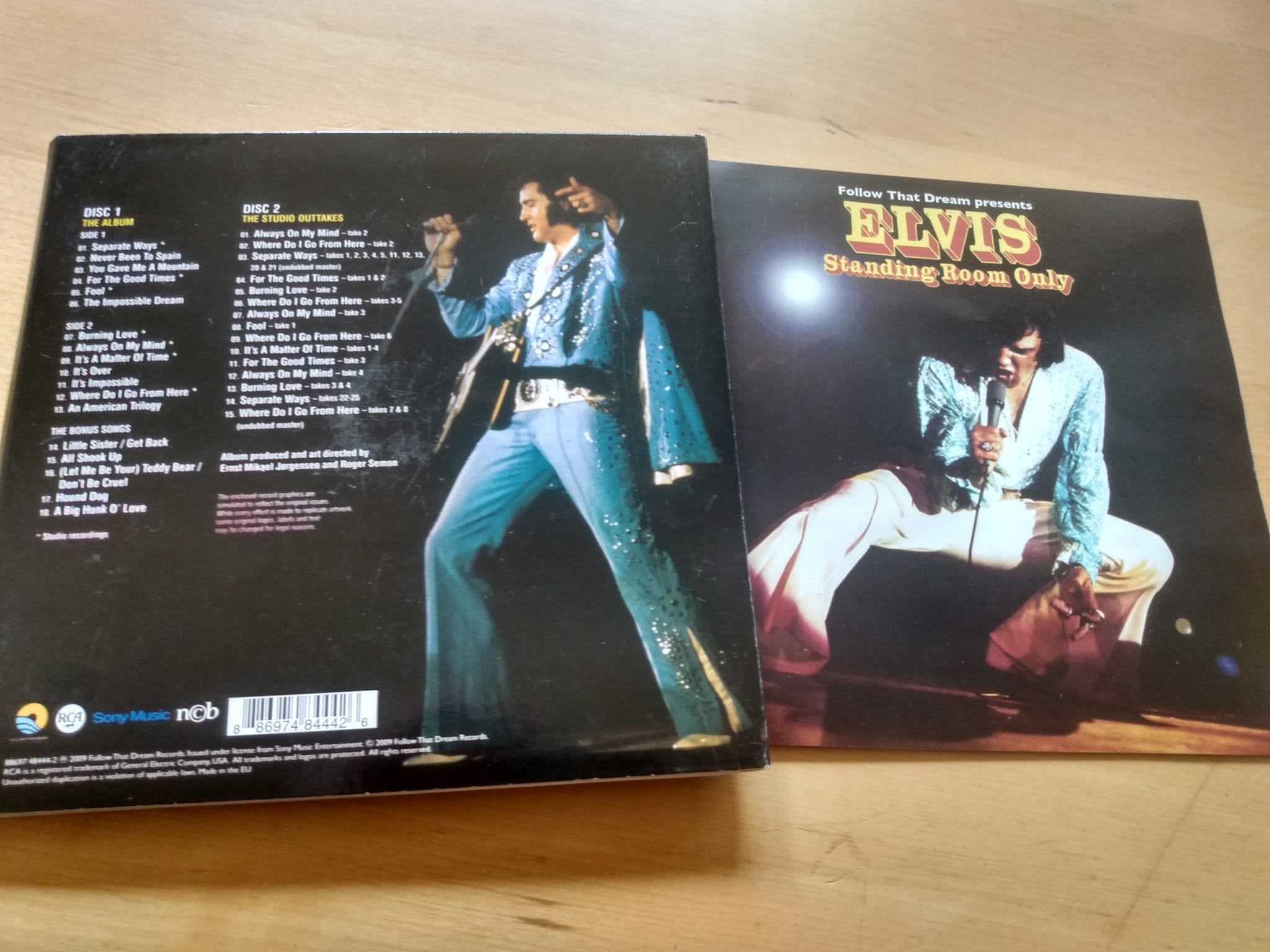 The album Standing Room only never game out in 1972 , its the work