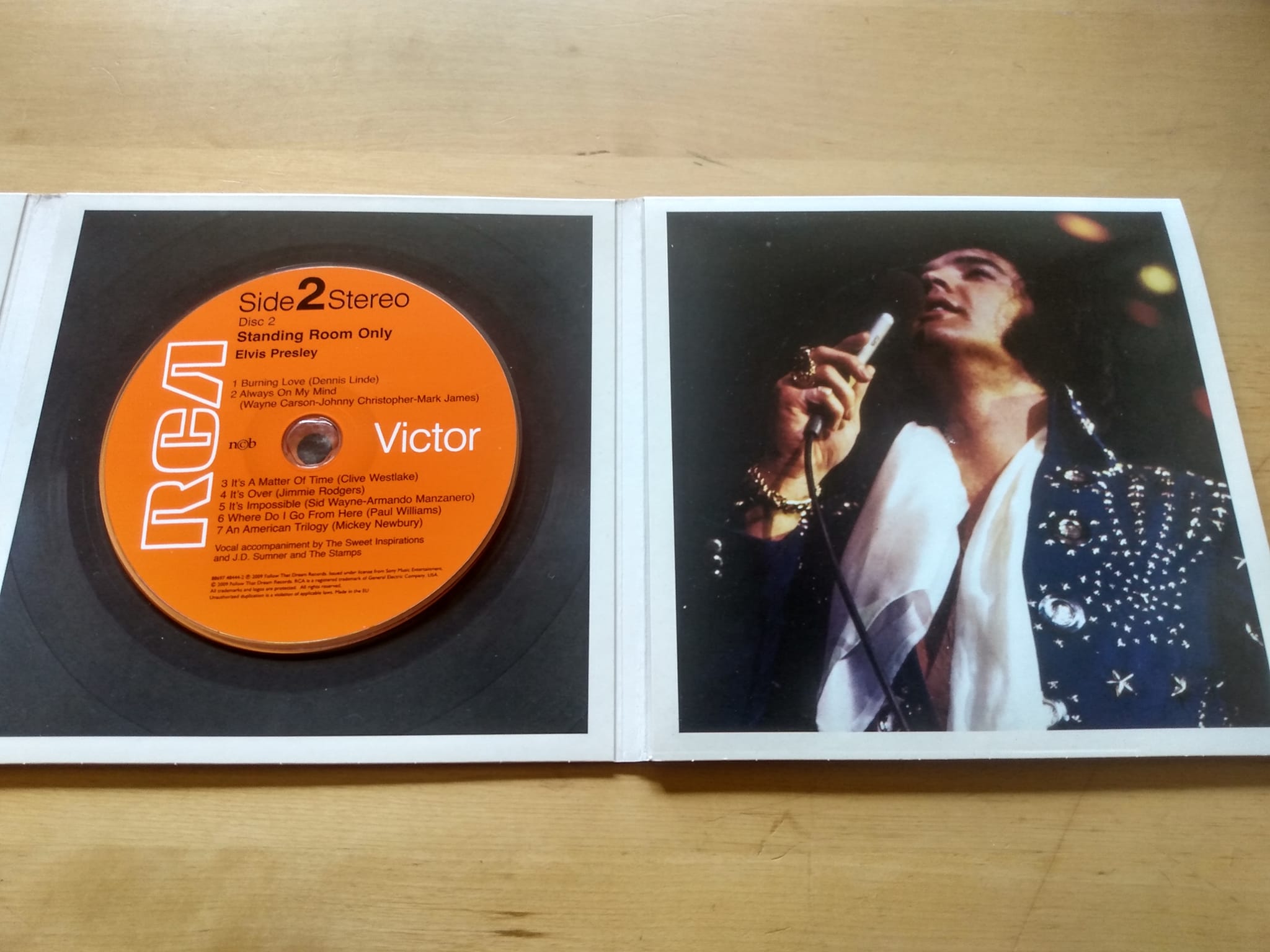 Elvis Presley's Standing Room Only album