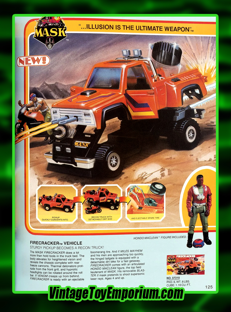 1985 MASK Fold Out Brochure - Kenner