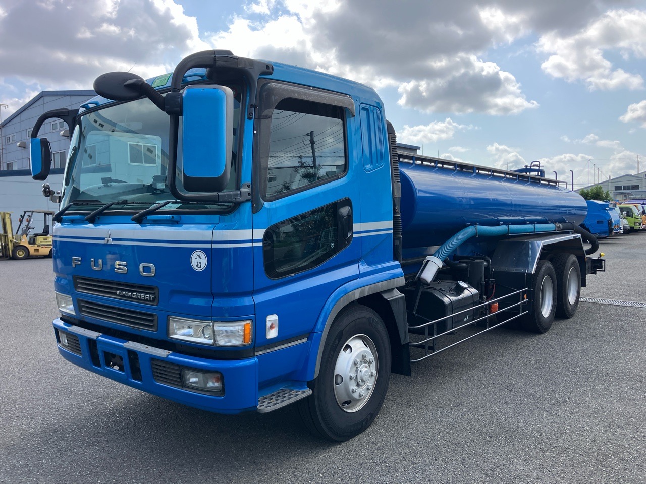2003 MITSUBISHI FUSO SUPER GREAT 10KL TANK TRUCK KL-FU50KNY https 