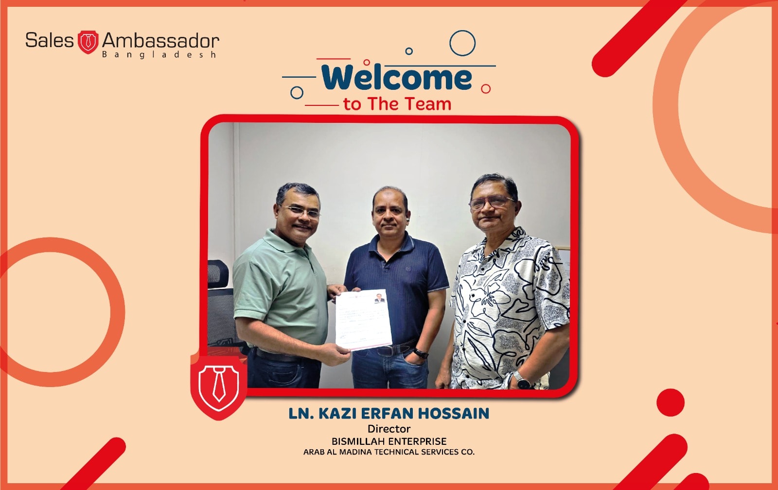 Sales Ambassador of Bangladesh-SAB