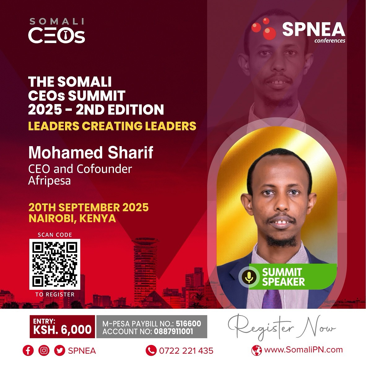SPNEA - Meet our speaker We are thrilled to introduce mohamed Sharif ...