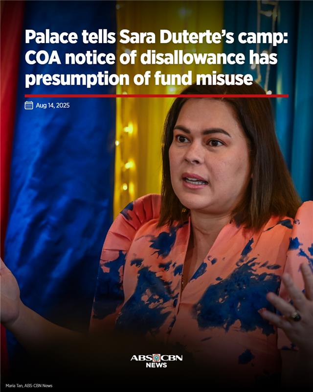 ABS-CBN - Nilinaw ni Palace Press Officer Undersecretary Claire Castro ...