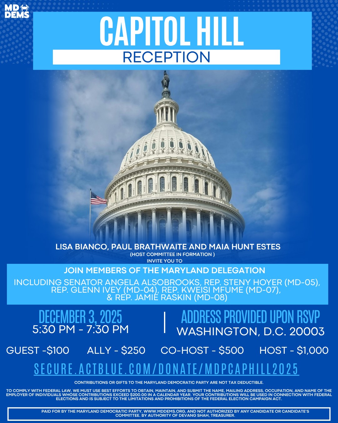 Maryland - Join us on Capitol Hill on December 3rd as we gather with ...