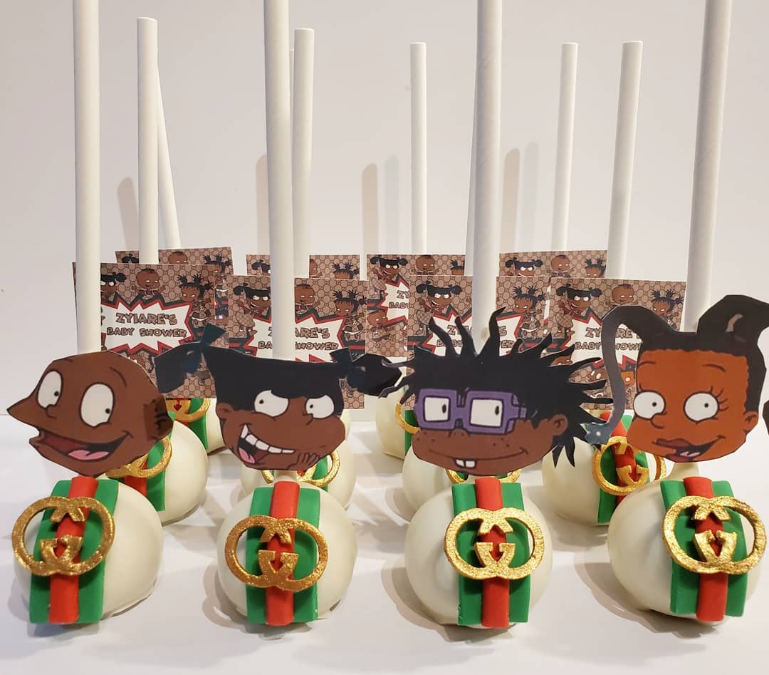 Gucci/Rugrats themed cakepops.... - Sweet Treats By Tiffany