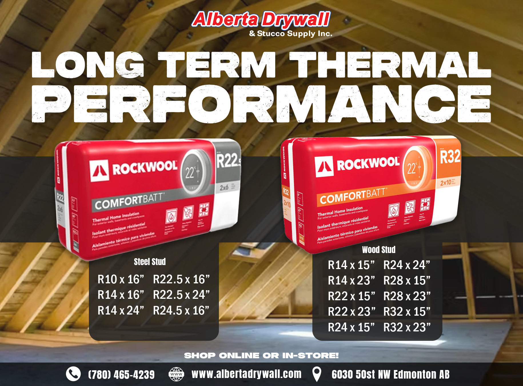 ♨️ROCKWOOL... - Alberta Drywall & Stucco Supply Inc. | Facebook