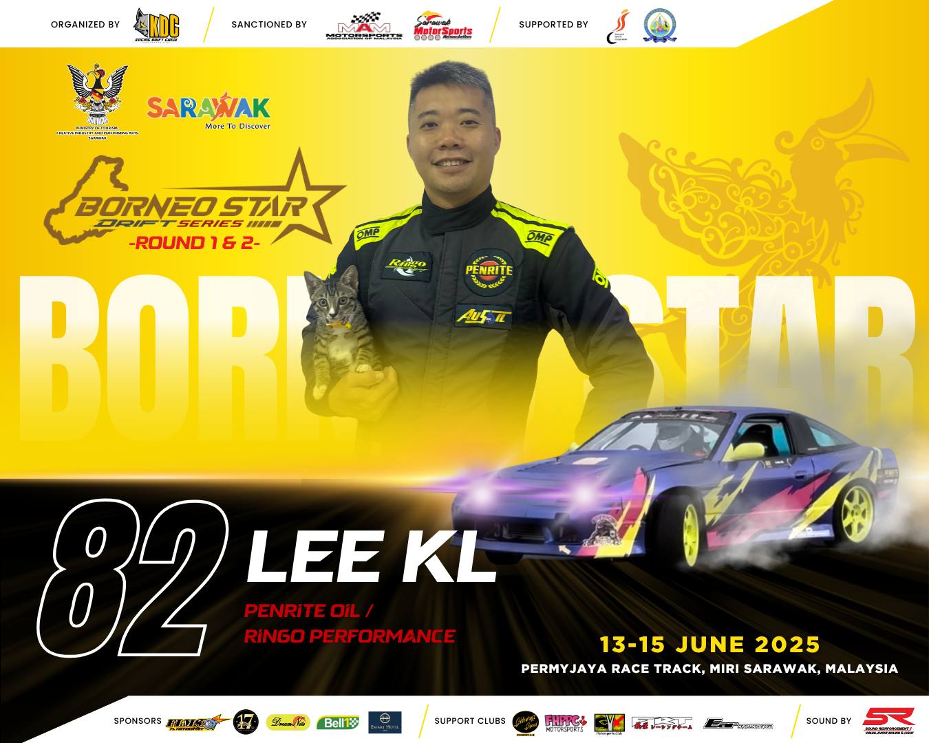 Lee KL 82 ( Lee Kin Lip) is... - Borneo Star Drift Series | Facebook