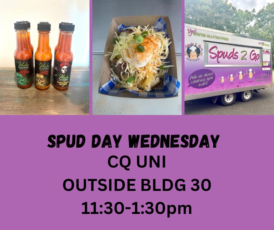 Spuds 2 Go - Spud Day at CQUniversity, Rockhampton. No... | Facebook