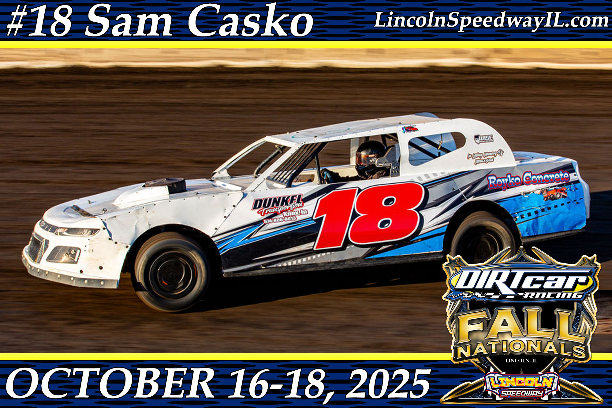 🔥 Driver Spotlight: Sam Casko 🔥... - Lincoln Speedway | Facebook