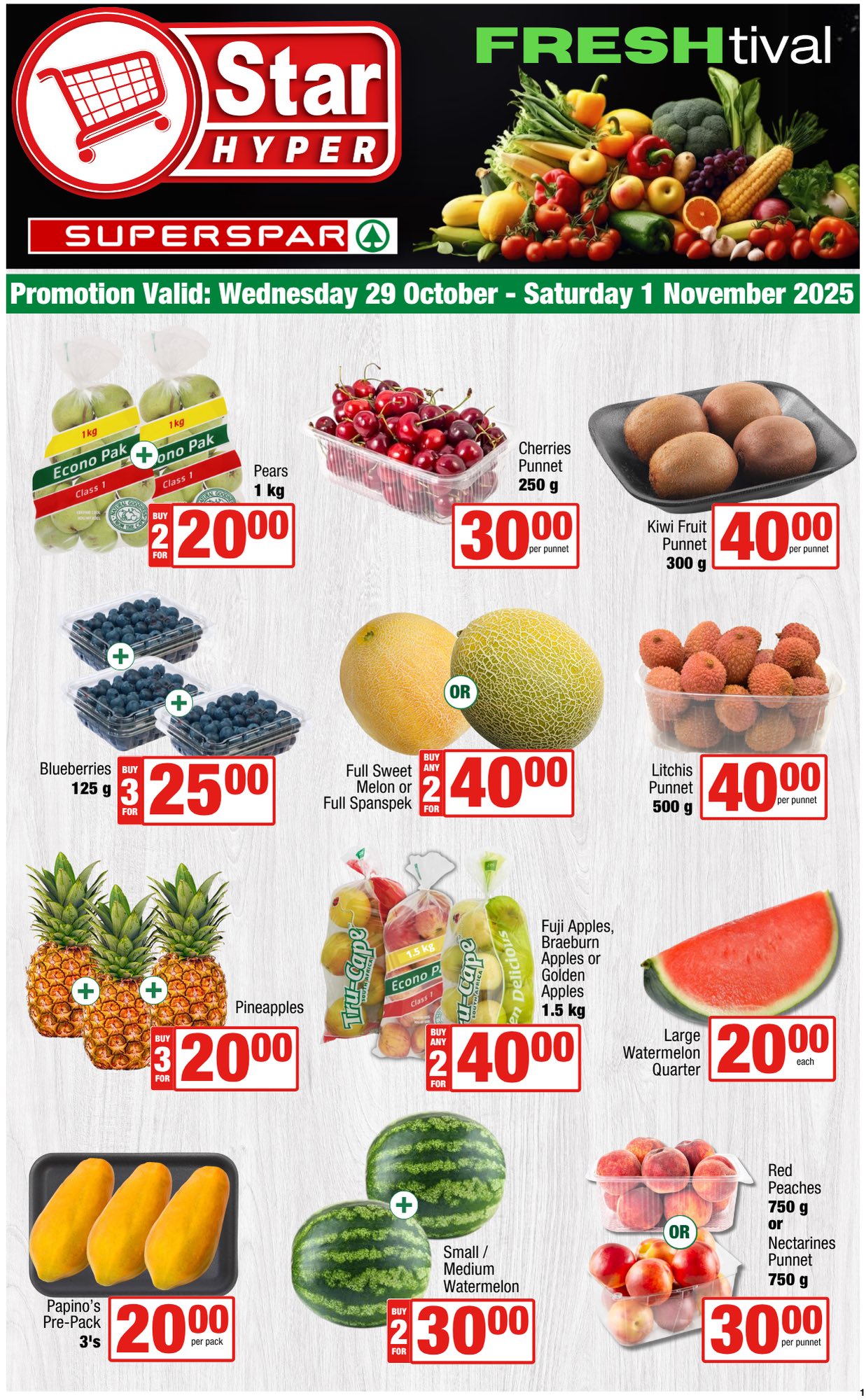 🍒Freshtival!🥝 🧡Eat fresh, live well... - Star Hyper SuperSpar | Facebook