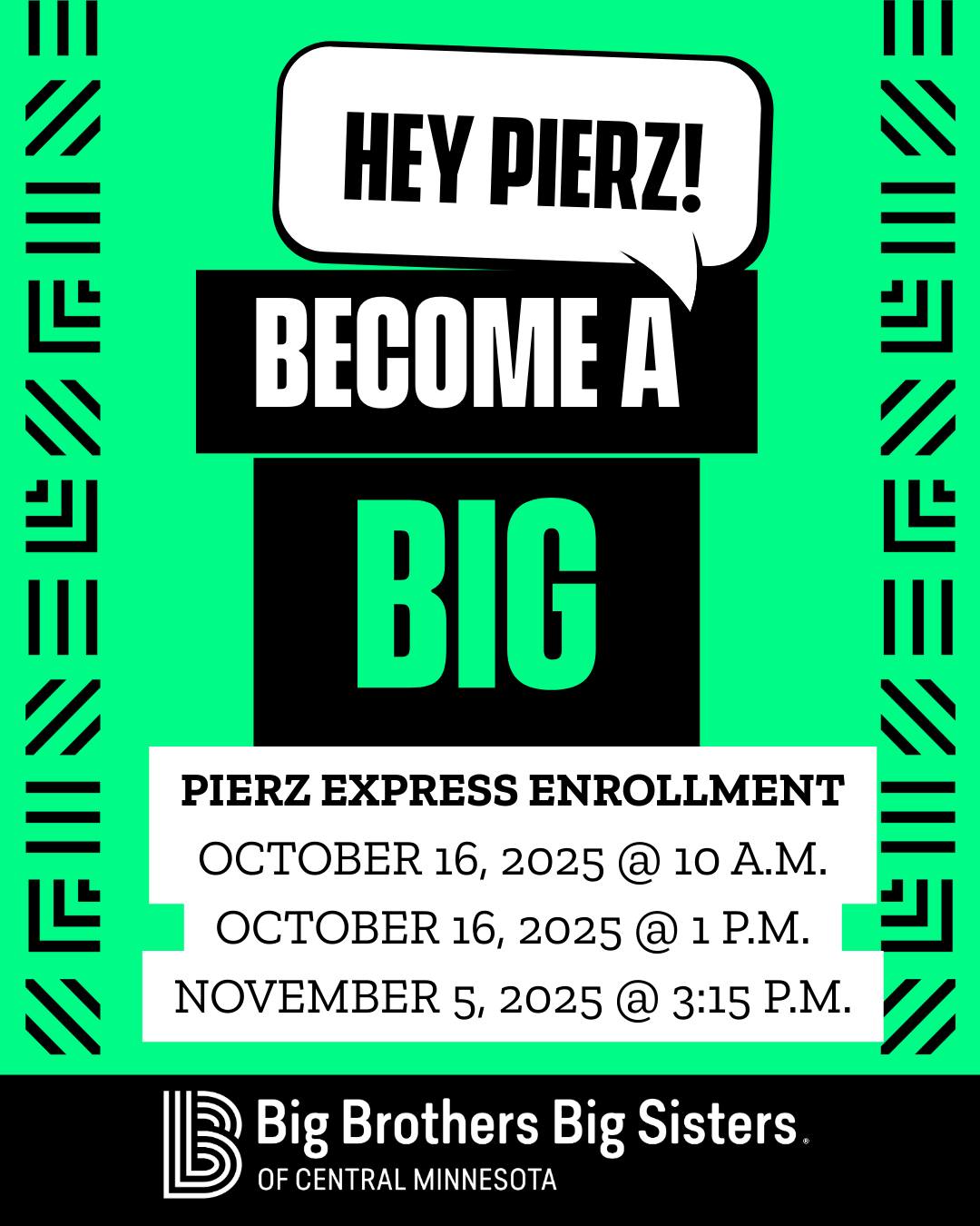 Big - 📣Join us at Pierz High School for Express Enrollment! If you've ...