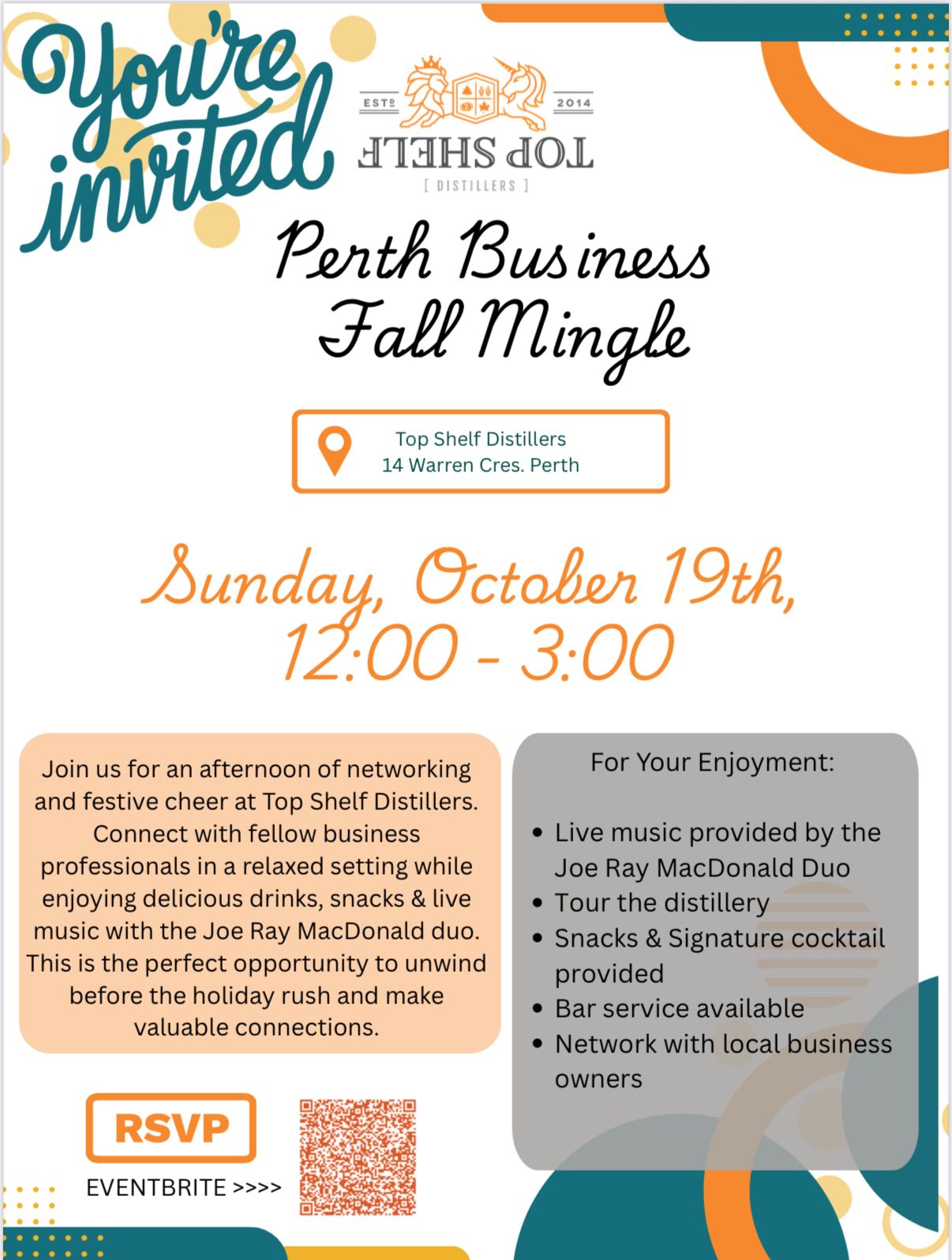 Perth - 🍁 Welcome to the Perth Business Fall Mingle! 🍁 Join us for an ...