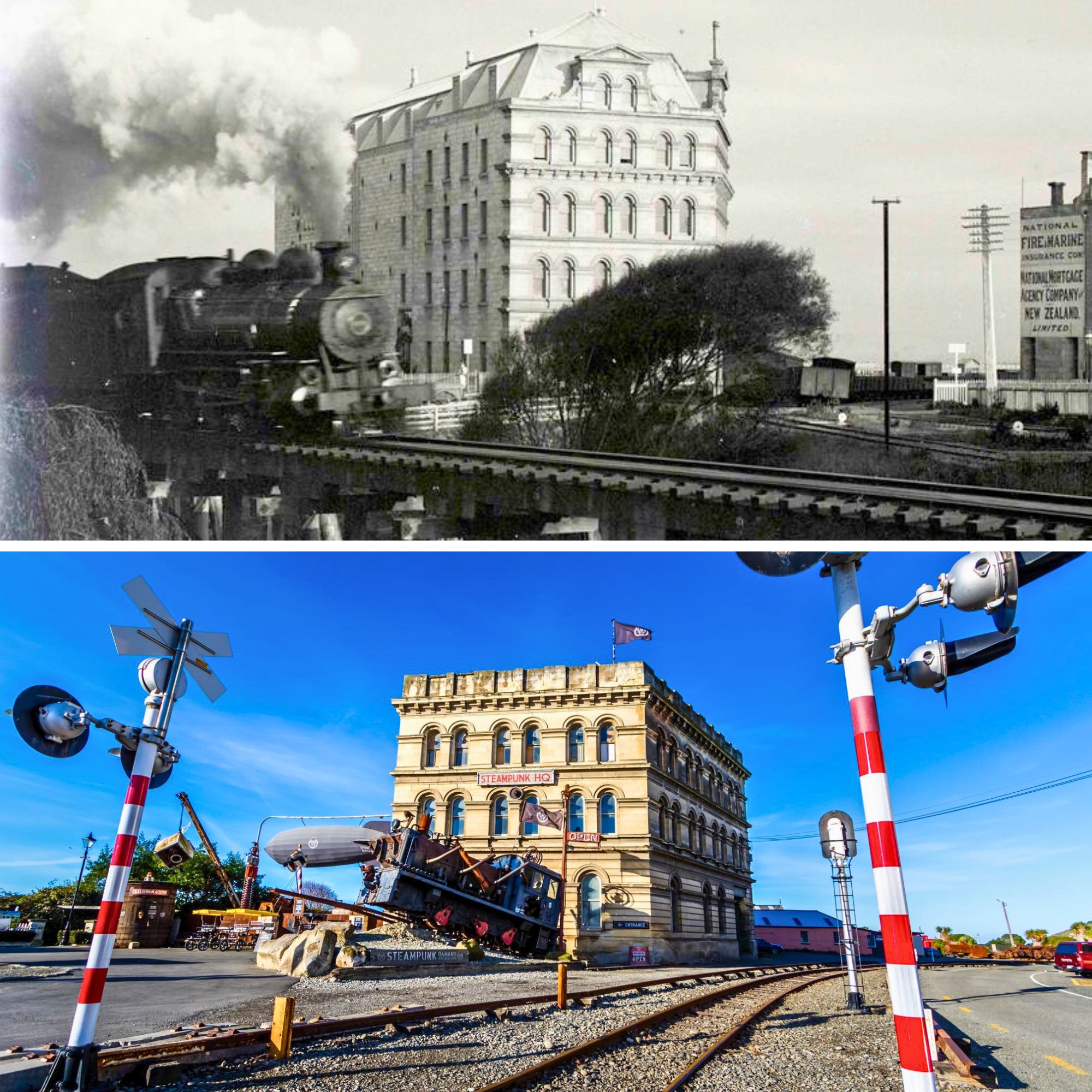 Heritage - THEN & NOW⚡️Meek's Elevator Building, Ōamaru Visiting the ...