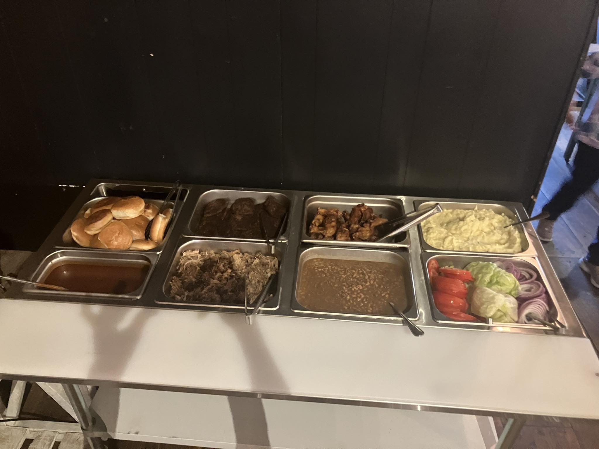 Shell's - We have AYCE wings on the buffet today! Burgers & BBQ Pork ...