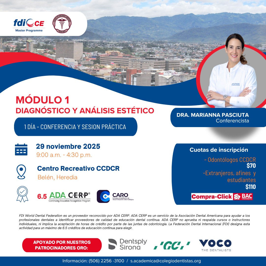 COLEGIO - La Federación Dental Internacional (FDI) ofrecerá por primera ...