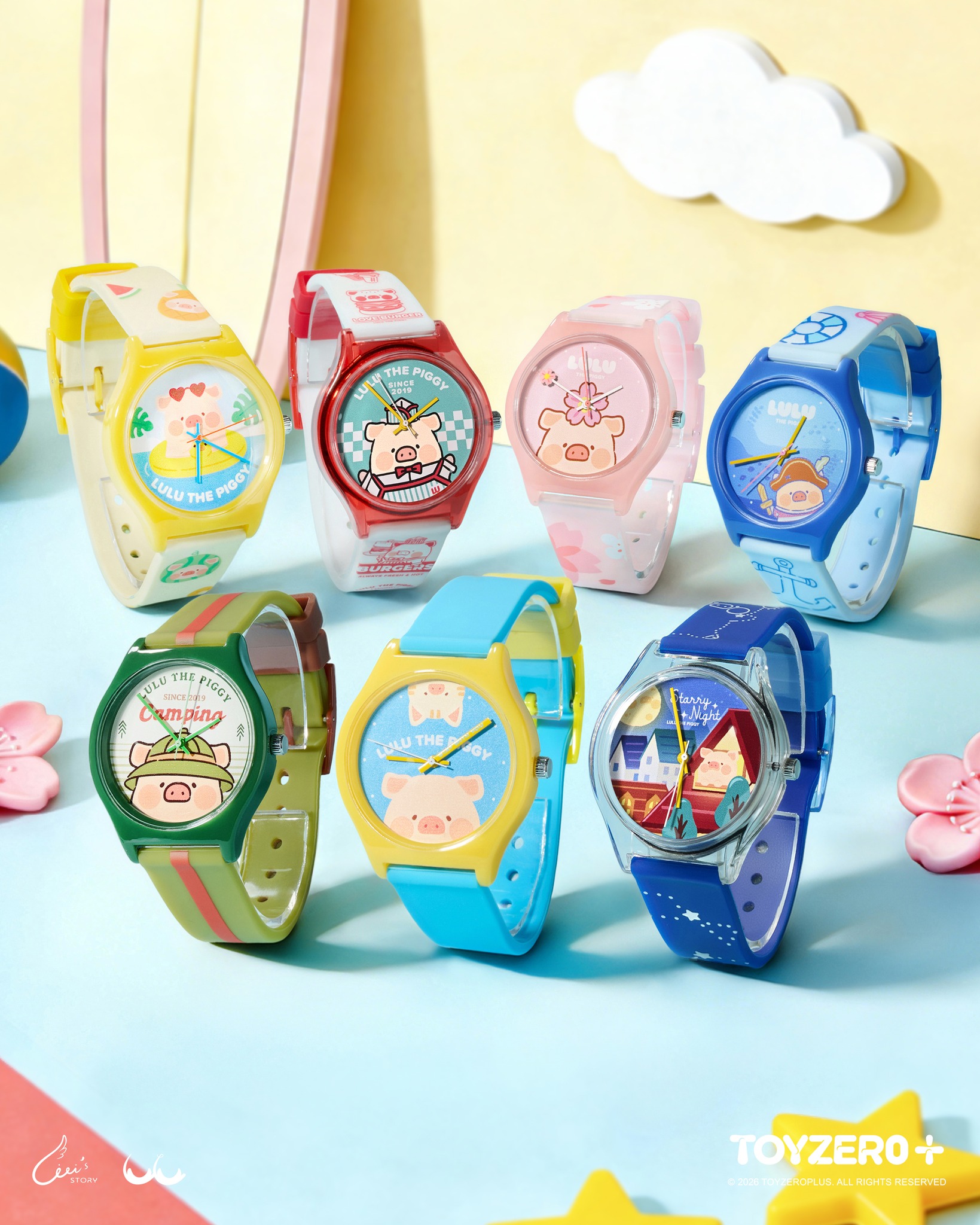 To keep every lovely moment with LuLu the Piggy🐽⌚】 Tick-tock