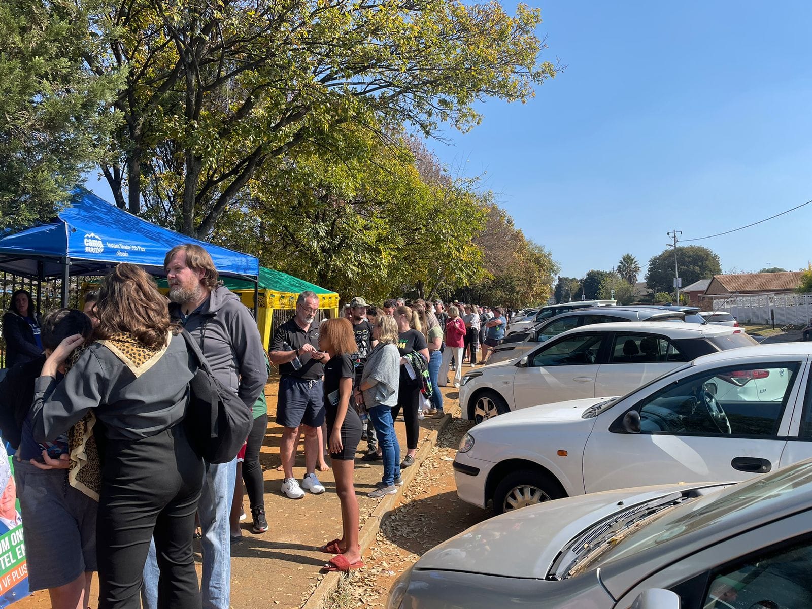 Krugersdorp - The Silverfields Primary School voting station is ...