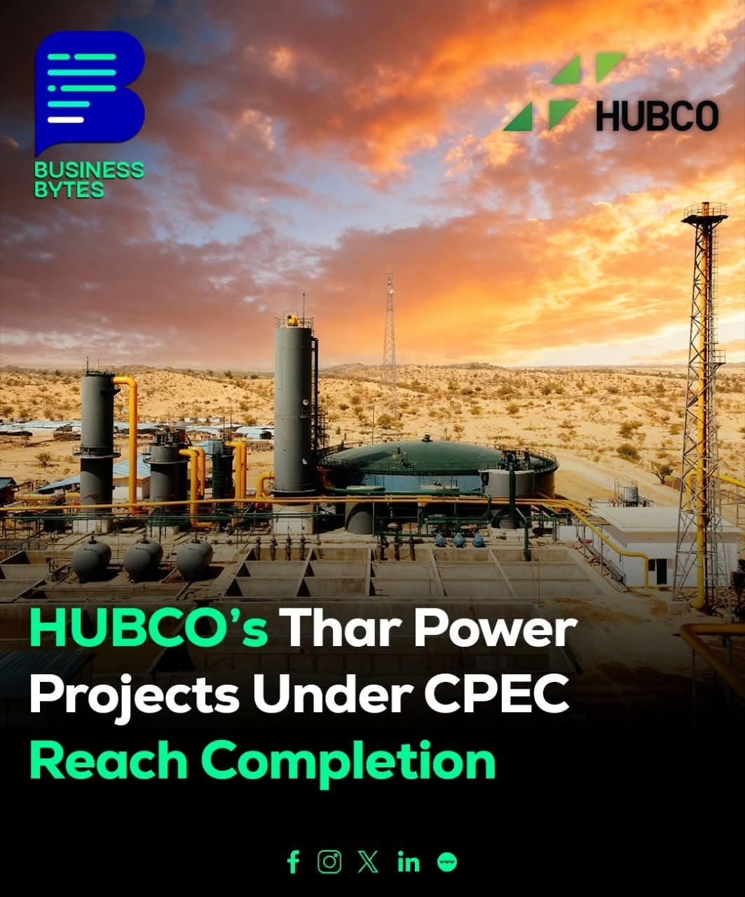 Khushhal - HUBCO's Thar-based power plants achieve Project Completion ...