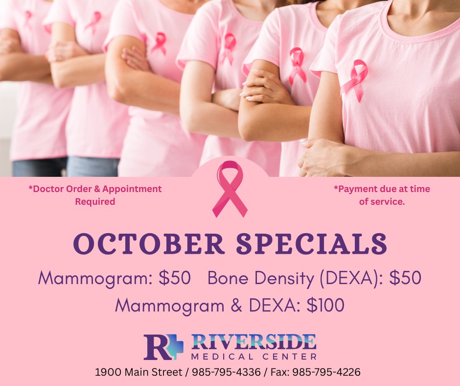 Riverside - Your health matters and early detection makes all the ...