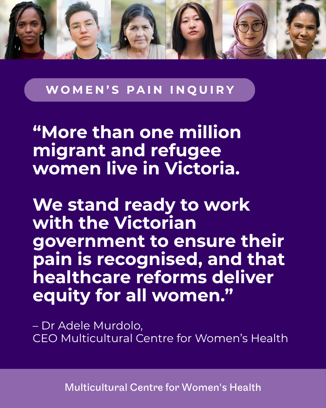 The Inquiry into... - Multicultural Centre for Women's Health | Facebook