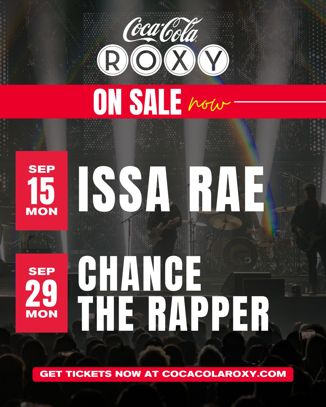 Coca-Cola Roxy - 🔥 NEW SHOWS ON SALE NOW! 🔥 🎤 (9/15) In... | Facebook