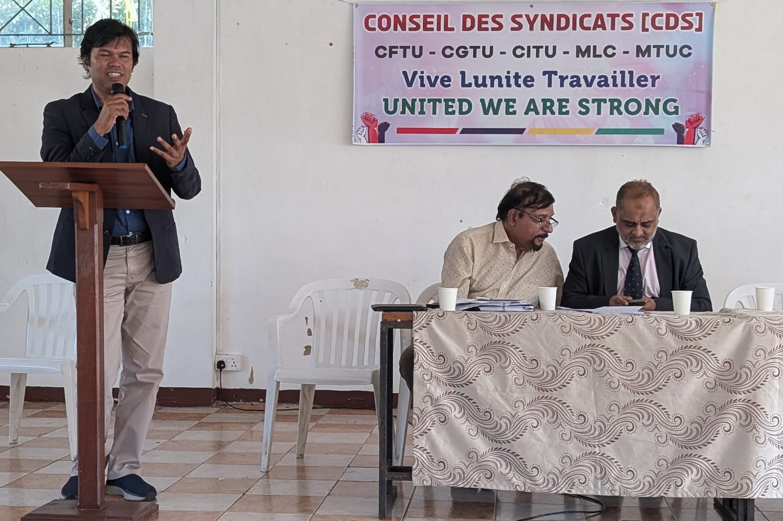 Sanjay Sembhoo - PRÉSIDENCE DU CONSEIL DES SYNDICATS (CDS)... | Facebook