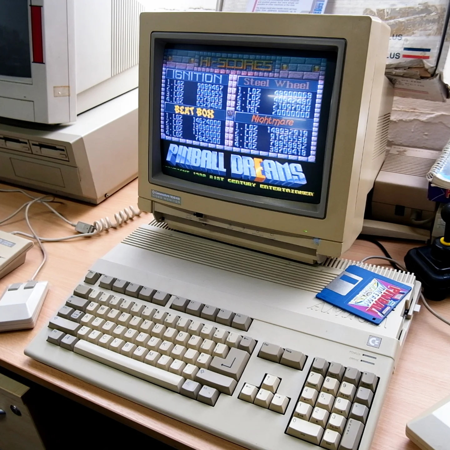 Apple ][ Raster Blaster (1981) the fastest pinball video game