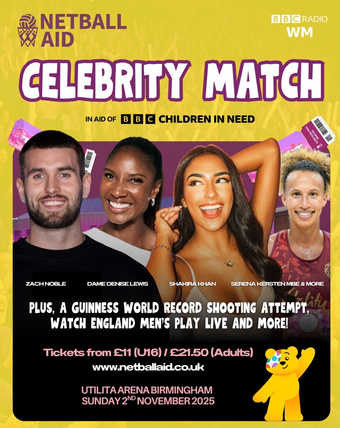 🏐 Netball Aid is coming to... - Birmingham City Council | Facebook