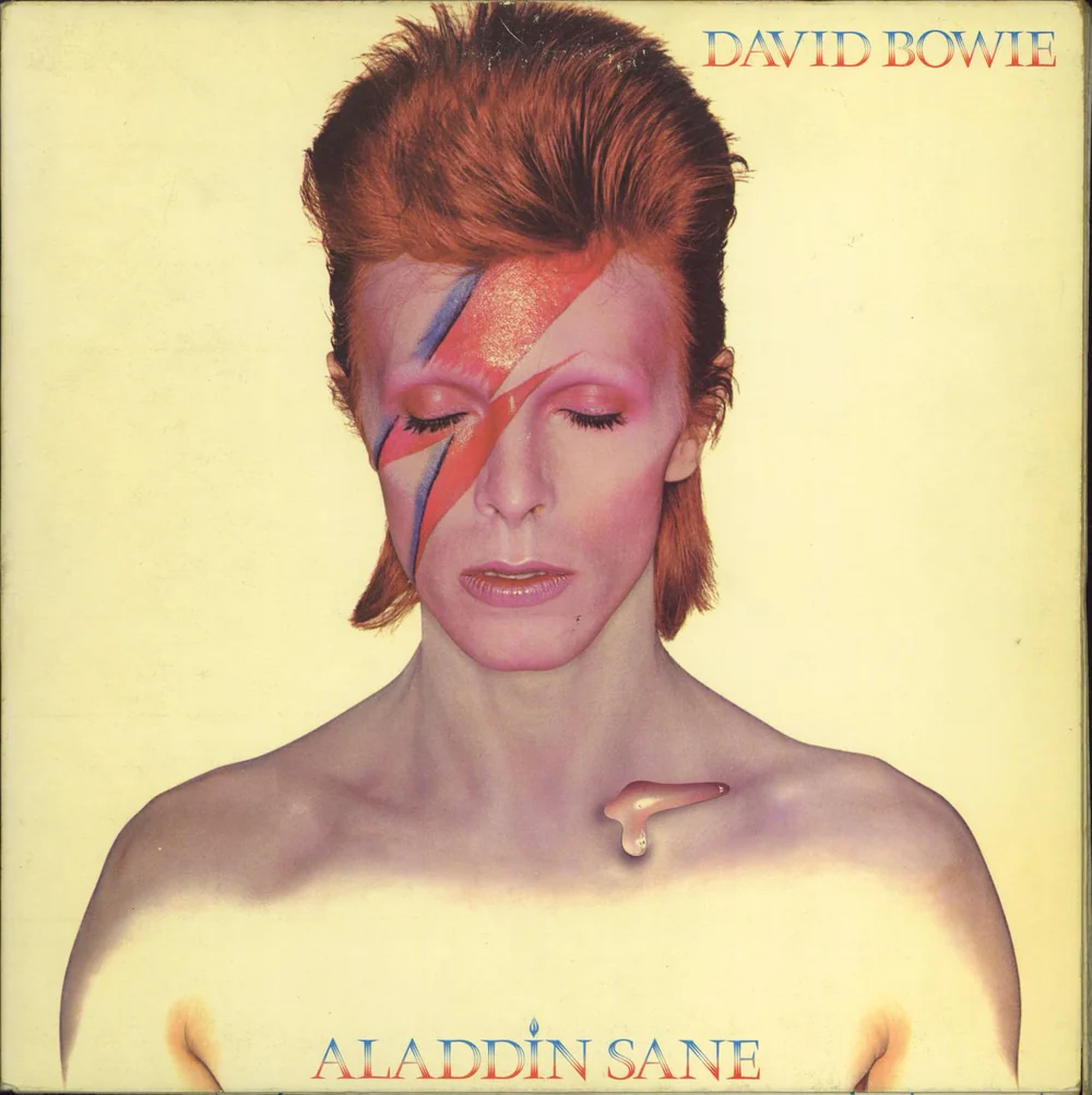 David Bowie's Aladdin Sane album released in 1973