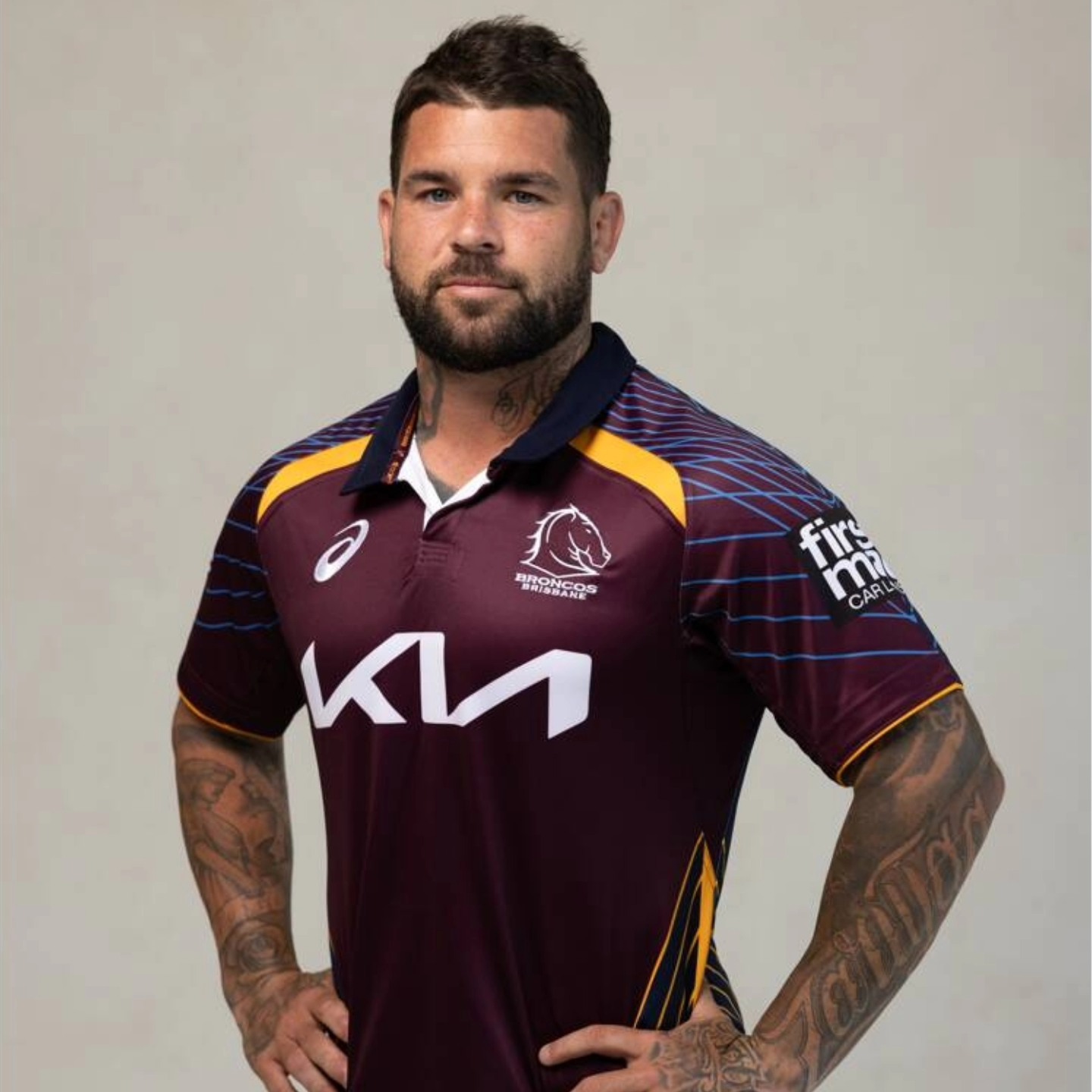 Brisbane Broncos 2025 Captains Run Jersey is now for sale only on