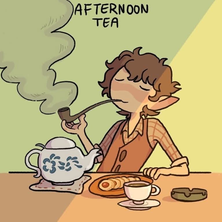 Time for a little something... ;) #hobbit #hobbits #secondbreakfast #lotr  #lordoftherings #pippin