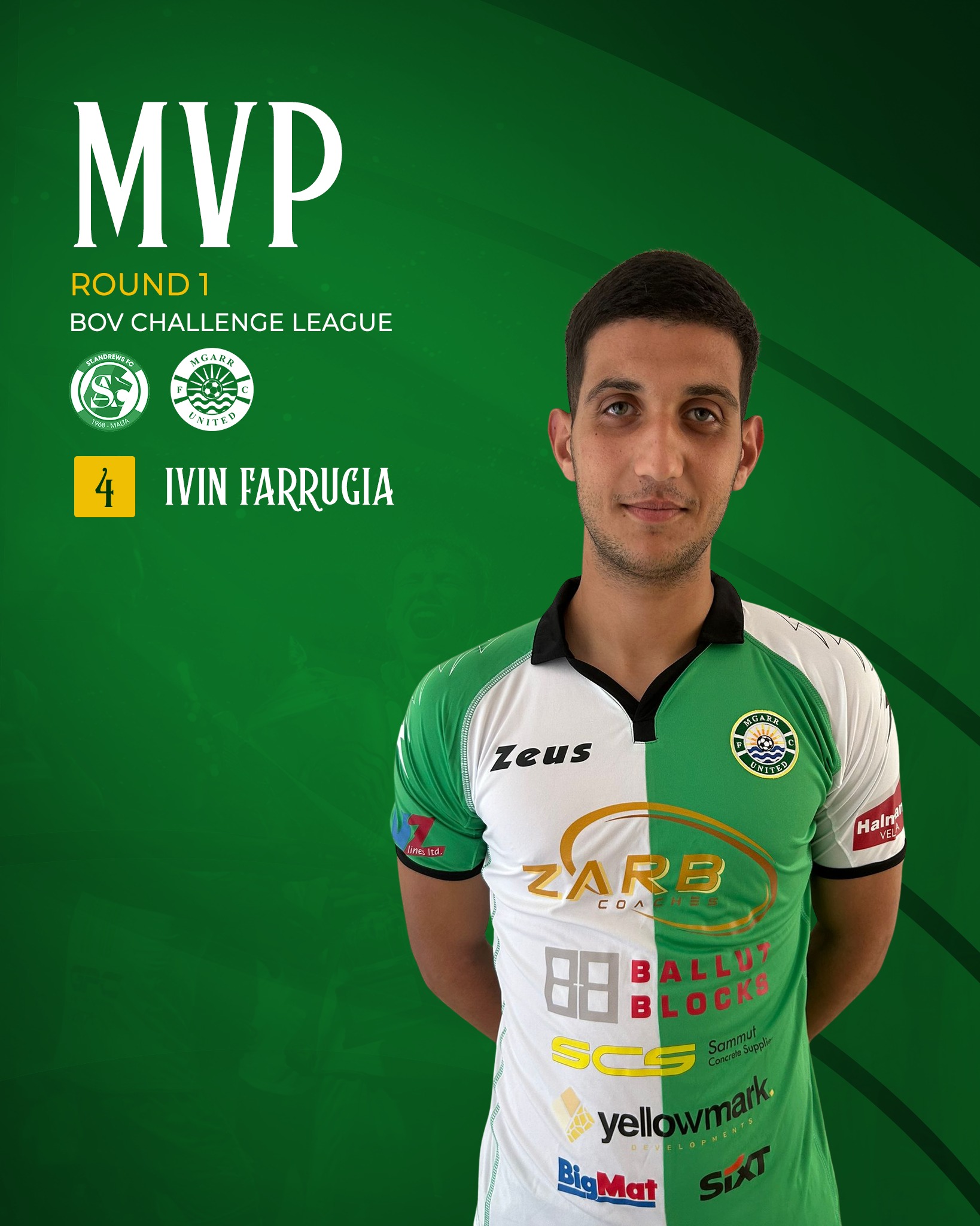 💚⚽ Man of the Match: Ivin Farrugia! 💪... - Mgarr United F.C | Facebook