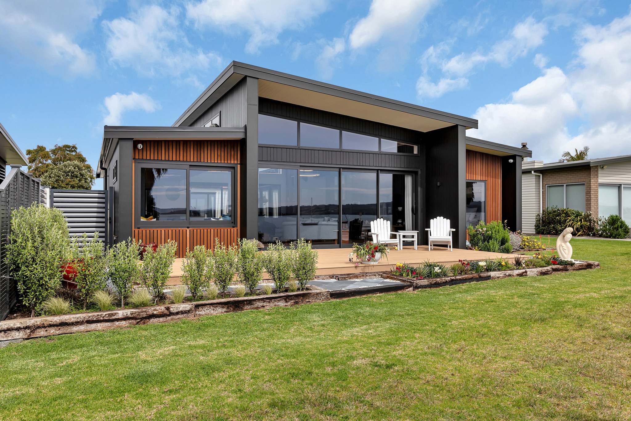 Maxar - A beautiful home located by the sea in One Tree Point, finished ...