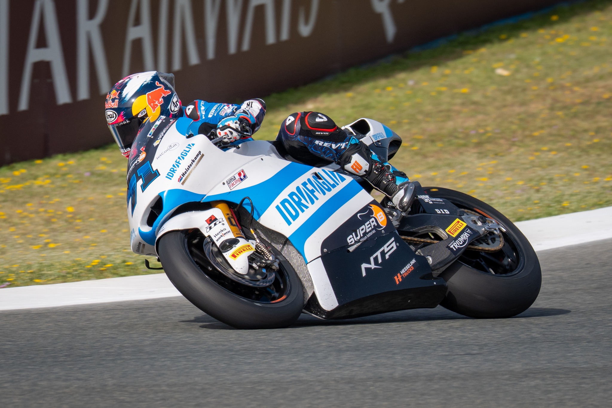 Jarina J taking the lead in yesterdays Grand Prix here in A Coruña