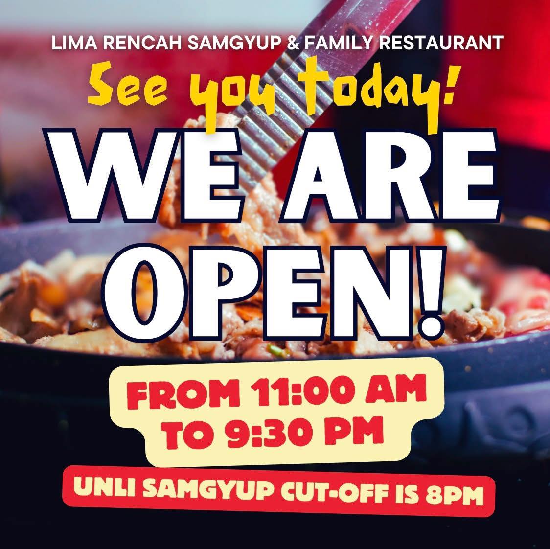 Lima Rencah... - Lima Rencah Samgyup & Family Restaurant