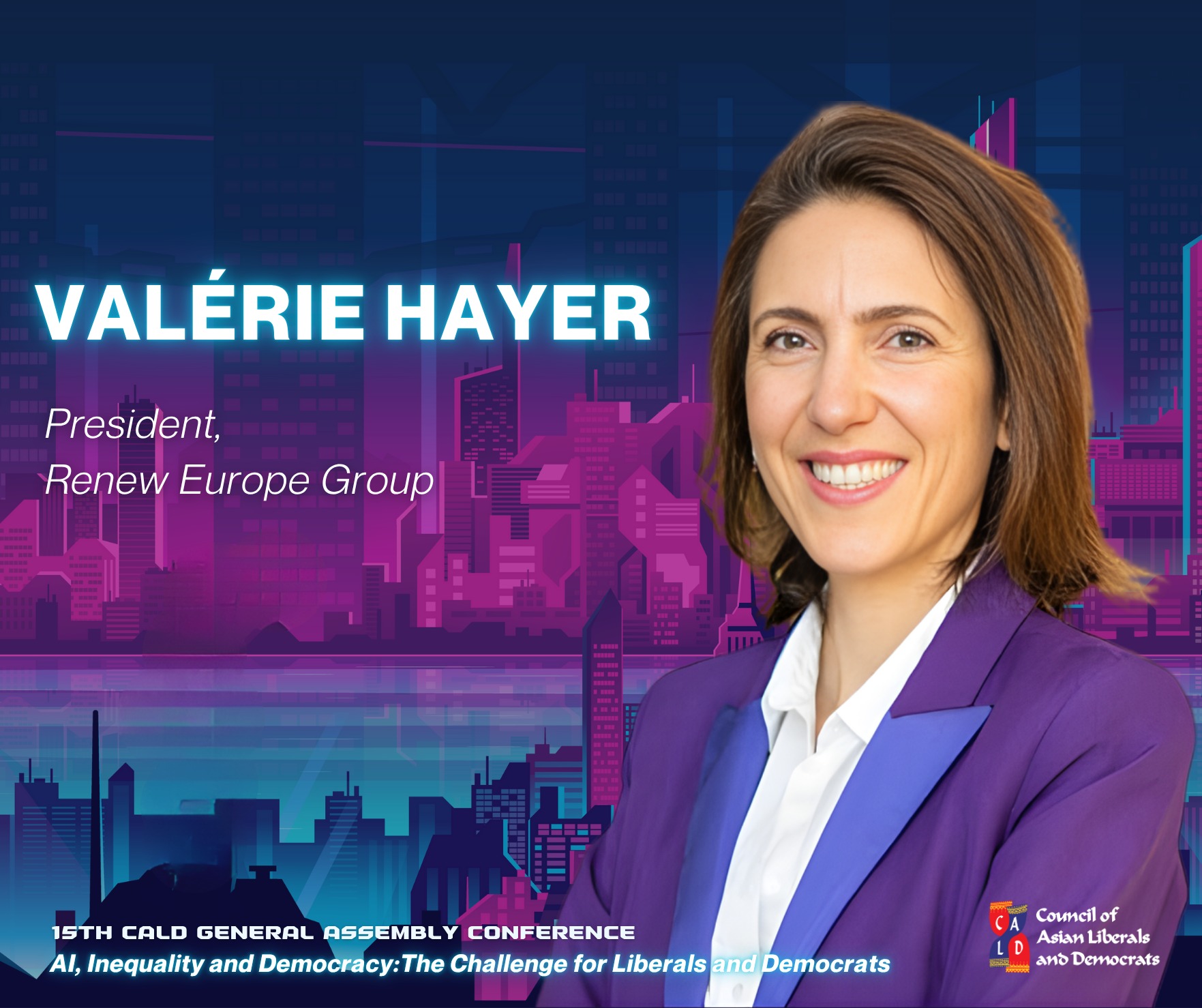 Council - We are honored to have Valérie Hayer, President of the Renew ...