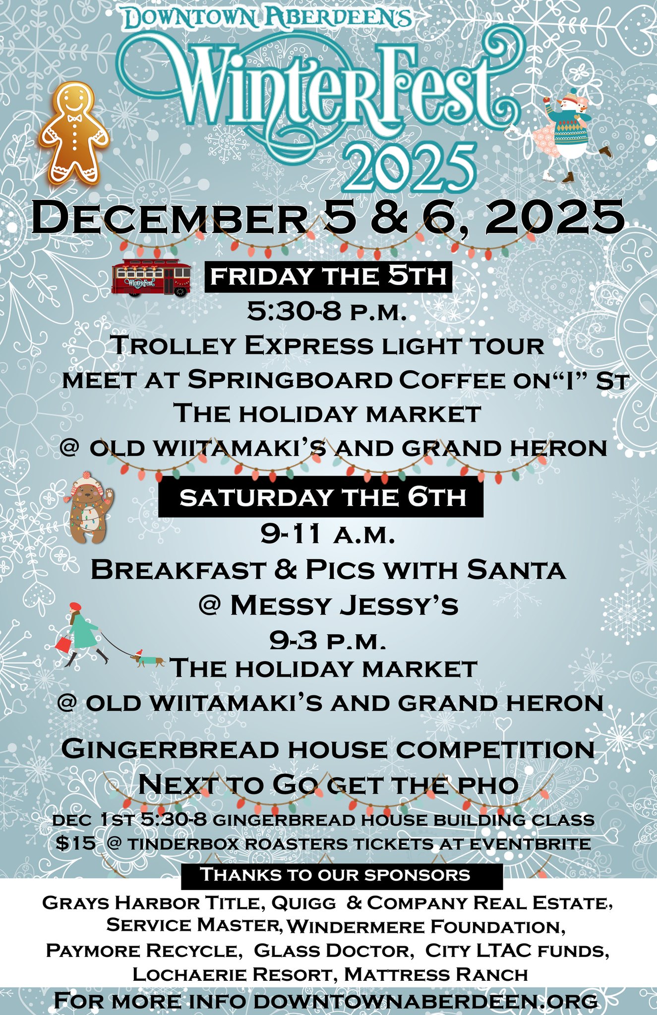 Grays - WinterFest is back in downtown Aberdeen! On Friday night, the ...