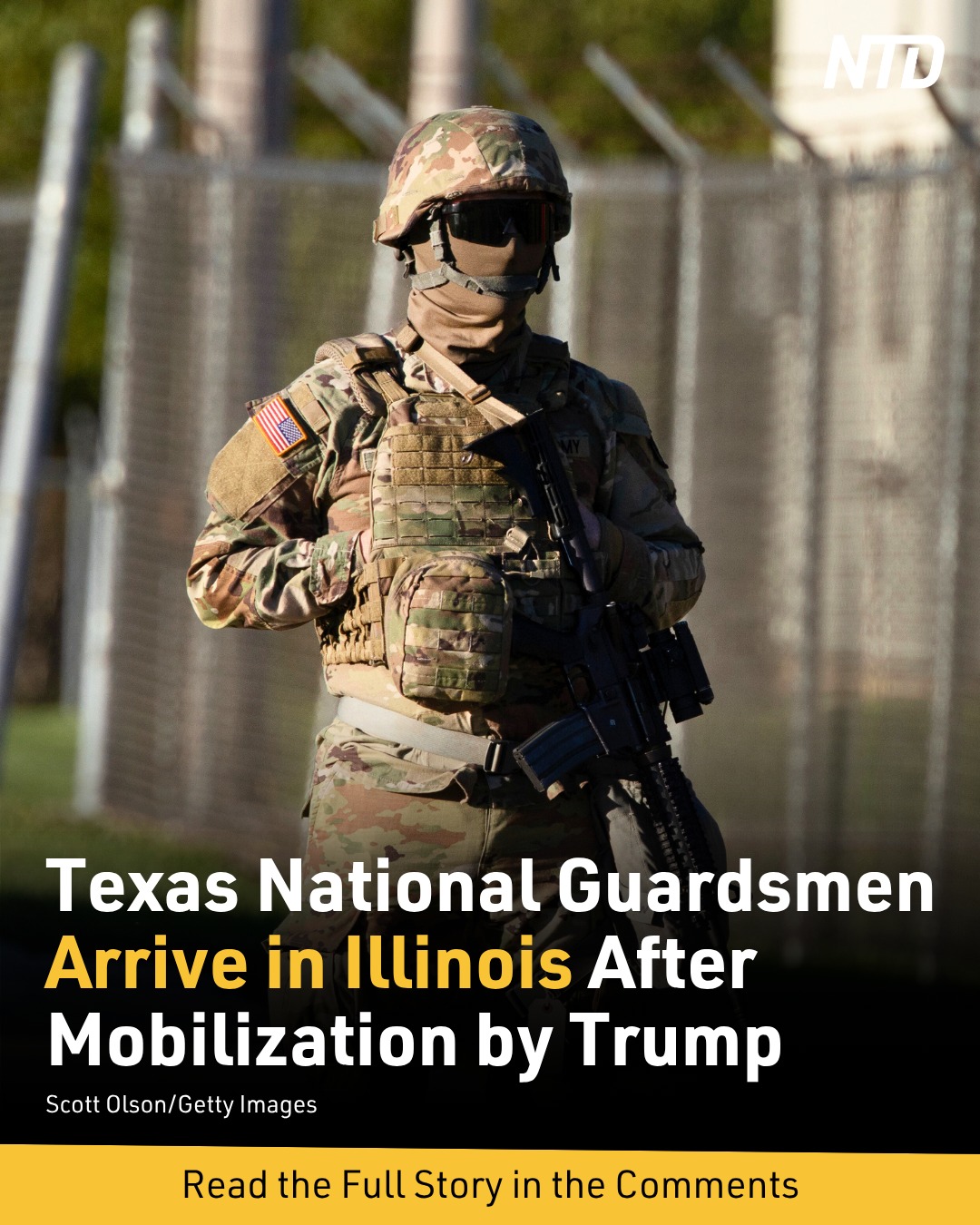 NTD - Members of the Texas National Guard have arrived in Illinois ...