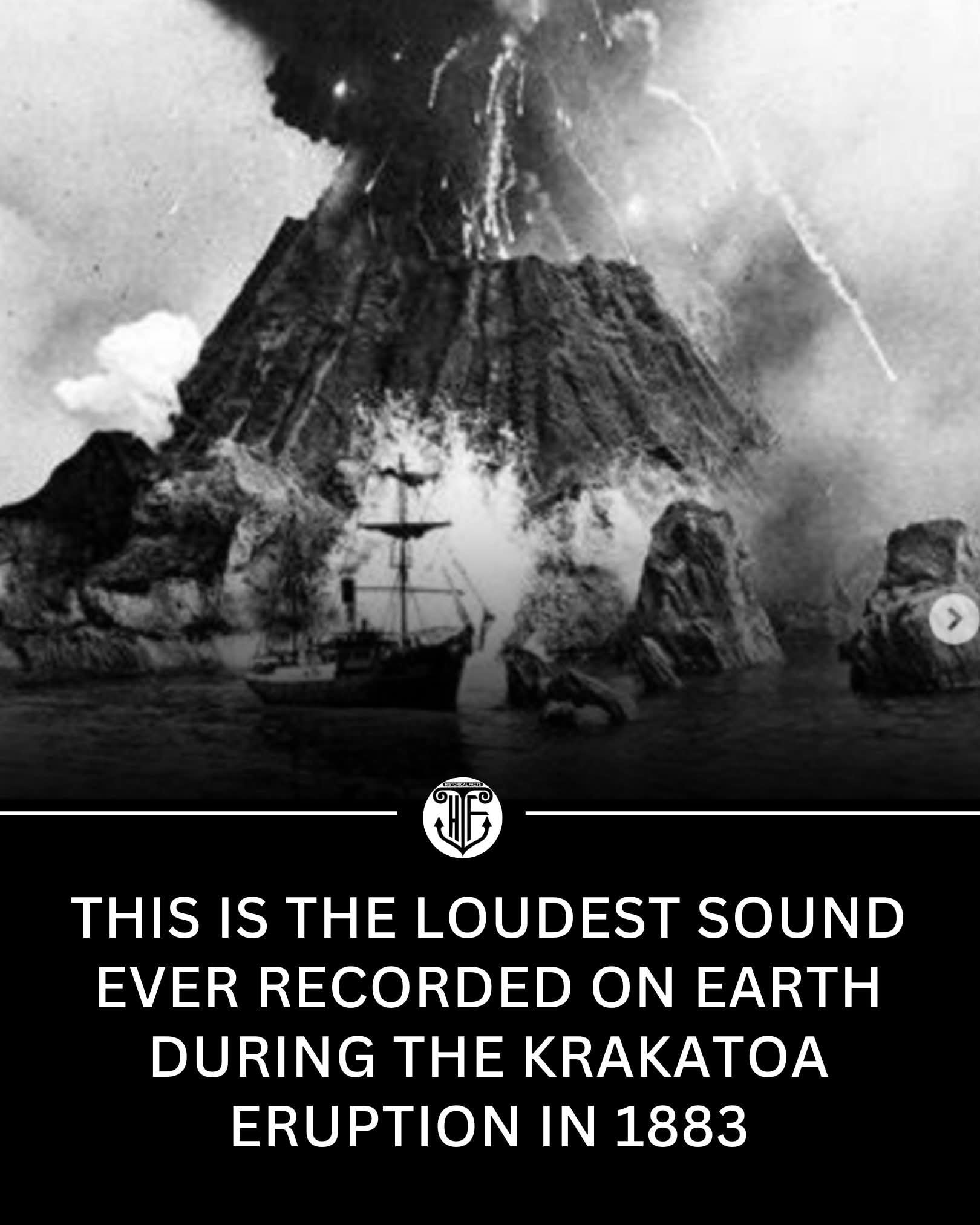 🔊 The Loudest Sound Ever Heard on Earth 🔥 On August 27, 1883