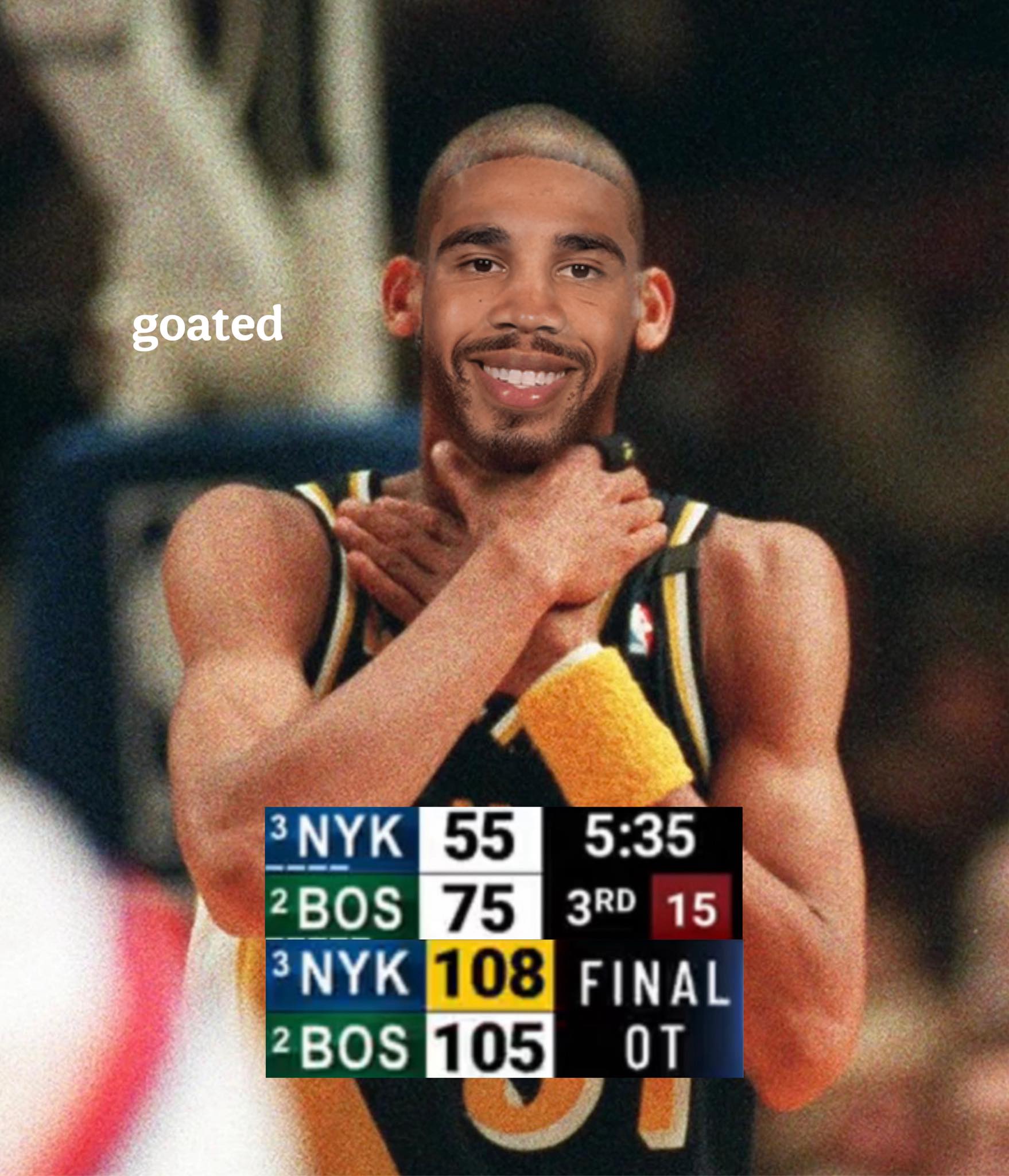 Goated - Jayson Tatum and the Celtics choked a 20-point lead in a ...