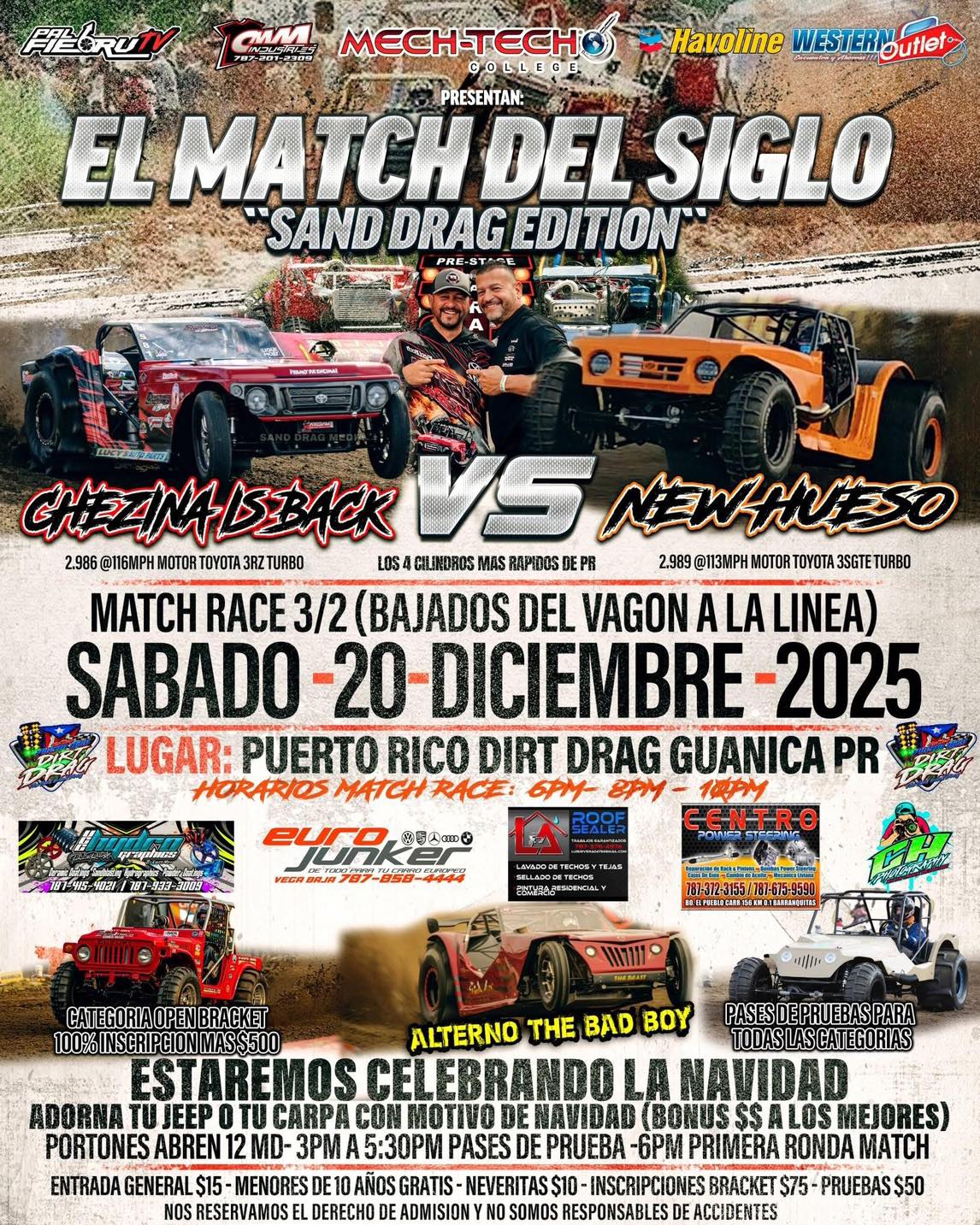 El 20 de diciembre es el último... - Puerto Rico Dirt Drag | Facebook
